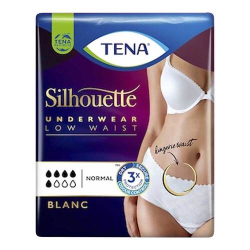 TENA SILHOUETTE normal L blanc Inkontinenz Pants - 1