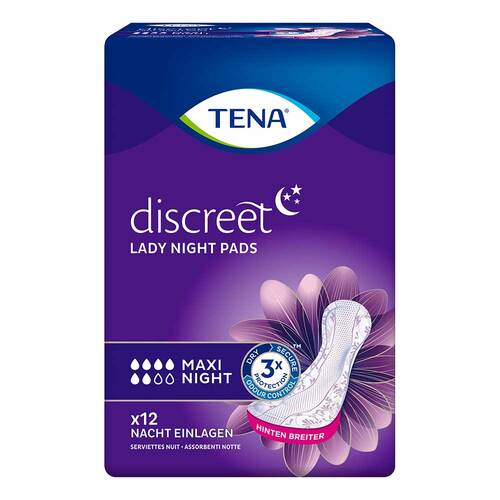 Tena Lady Discreet Inkontinenz Einlagen maxi night - 1