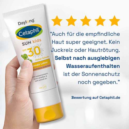 Cetaphil Sun Daylong Kids Spf 30 liposomale Lotion - 5
