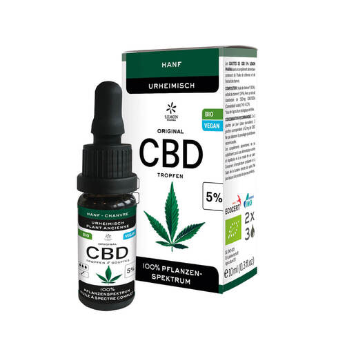 CBD 5% Hanf Tropfen Bio - 1