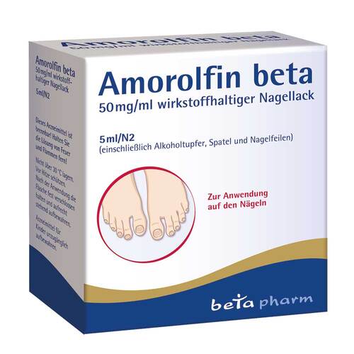 Amorolfin beta 50 mg / ml wirkstoffhalt.Nagellack - 1