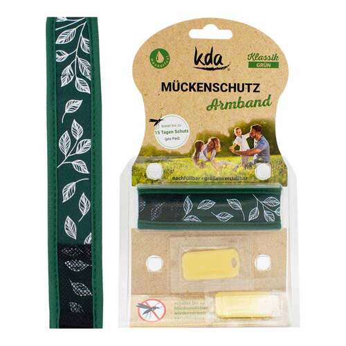 M&uuml;ckenschutz Armband gr&uuml;n Kda - 1