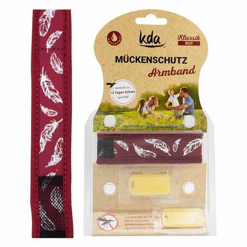 M&uuml;ckenschutz Armband rot Kda - 1