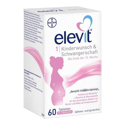 Elevit 1 Kinderwunsch &amp; Schwangerschaft Tabletten - 1