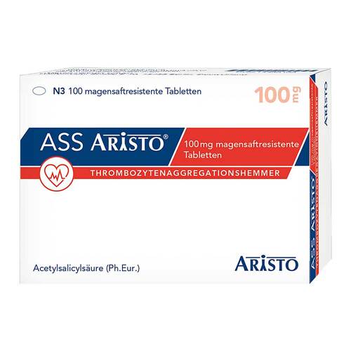 Ass Aristo 100 mg magensaftresistente Tabletten - 1