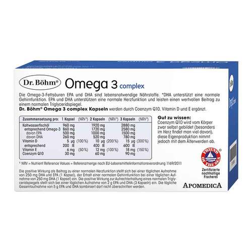 DR.B&Ouml;HM Omega-3 complex Kapseln - 2
