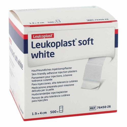 Leukoplast soft white Injektionspflaster Str&uuml;mpfe 19x40 mm - 1