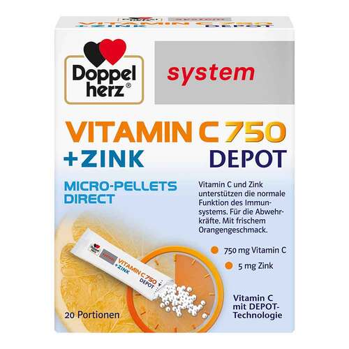 Doppelherz Vitamin C 750 Depot system Pellets - 1