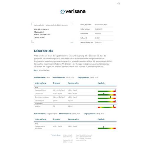 Candida Test Stuhl - 2