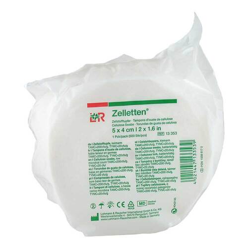 ZELLETTEN Tupfer 4x5 cm unsteril Rolle - 1