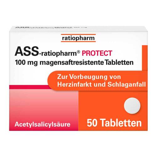 Ass-ratiopharm Protect 100 mg magensaftresistent Tabletten - 1