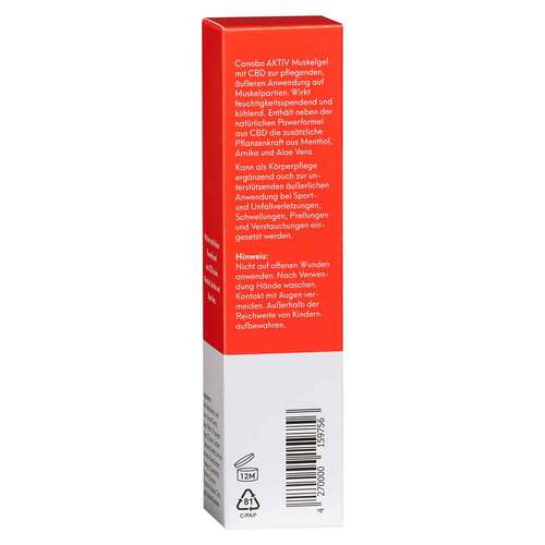 CANOBO extra AKTIV Muskelgel mit CBD - 3