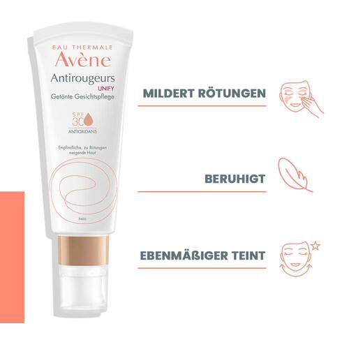 Avene Antirougeurs Unify get&ouml;nte Pflege Creme Spf 30 - 4