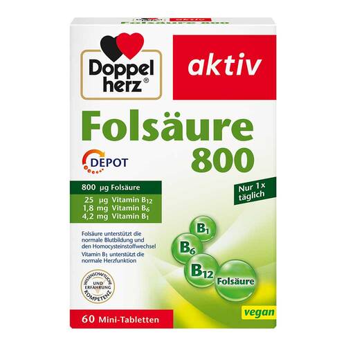 Doppelherz Fols&auml;ure 800 Depot Tabletten - 1