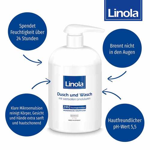 Linola Dusch und Wasch mit Spender - 2