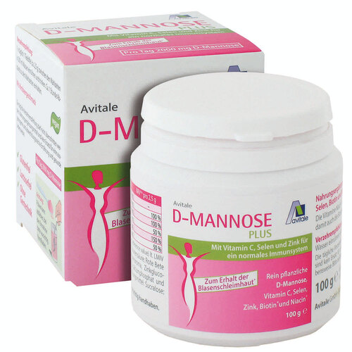 D-Mannose Plus 2000 mg Pulver mit Vit.und Mineralstof. - 1