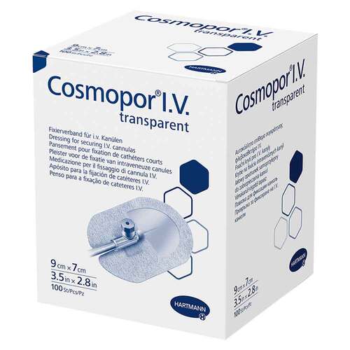Cosmopor I.V. transparent Fixierverband 7x9 cm steril - 1