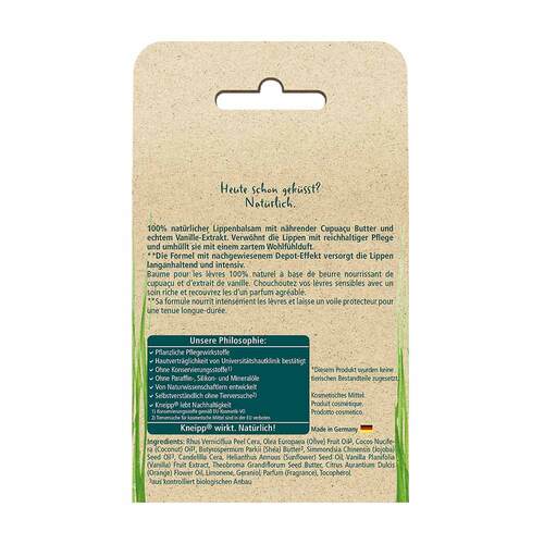 Kneipp Lippenpflege Extr. Pflaster Cupuacu-Nuss-Vanille - 2