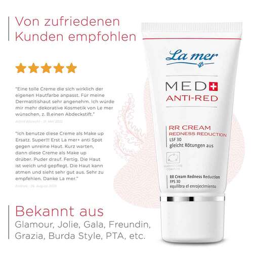 La Mermed + Anti-Red Redness Reduction Cream ohne P. - 5