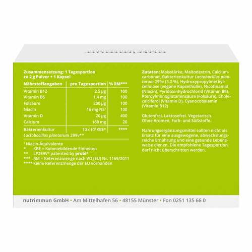 Mybiotik Balance Rds 40x2 g Pulver + 40 Kapseln - 4