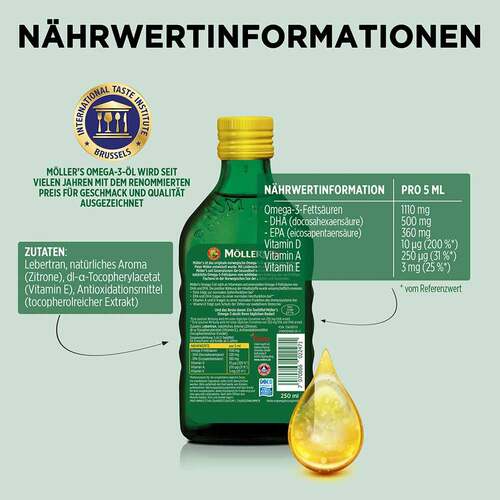 M&Ouml;lLER'S Omega-3 Zitrone &Ouml;l - 3
