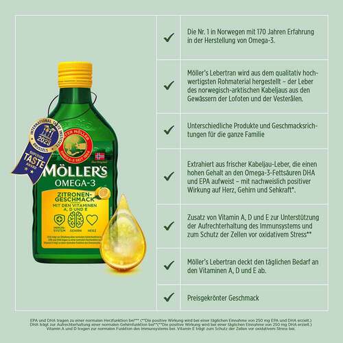M&Ouml;lLER'S Omega-3 Zitrone &Ouml;l - 4
