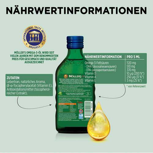 M&Ouml;lLER'S Omega-3 Kids Fruchtgeschmack &Ouml;l - 3