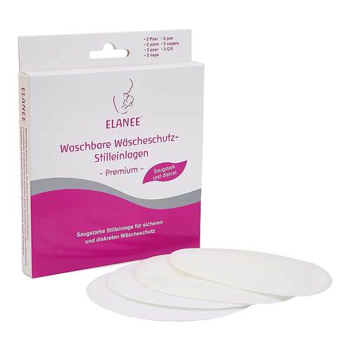 ELANEE W&auml;scheschutz-Stilleinlagen waschbar - 1