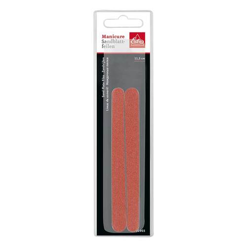 Erbe Sandblattfeile 11,5 cm 10 St. - 1