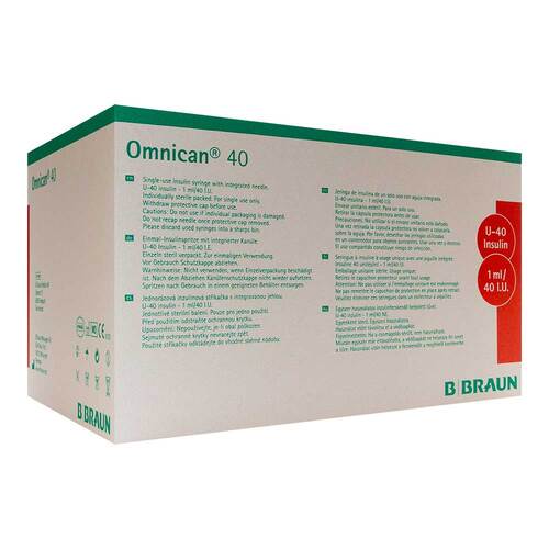 Omnican Insulinasenspray 1 ml U40 mit Kan&uuml;le0,30x8 mm - 1