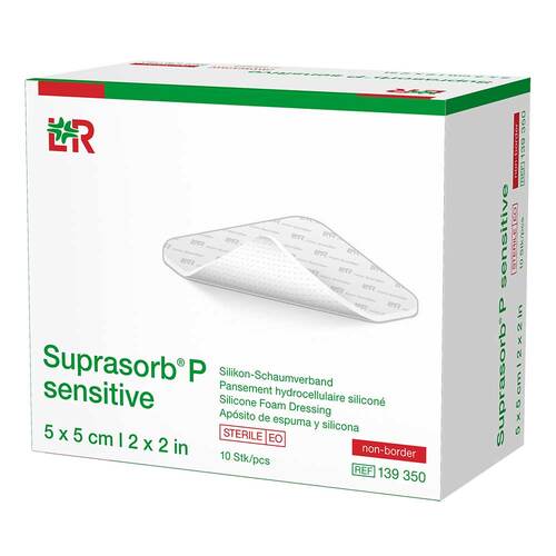 Suprasorb P sensitive PU-Schaumv.non-bor.5x5cm - 2