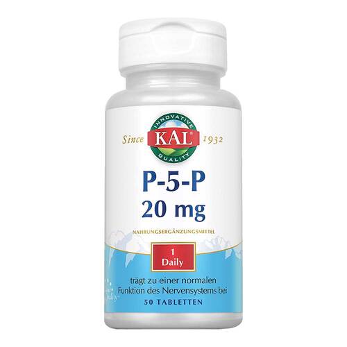 P-5-P 20 mg Pyridoxal-5-Phosphat Kal Tabletten - 1