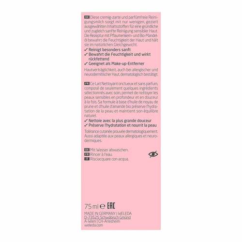 Weleda Sensitiv Reinigungsmilch Mandel - 2