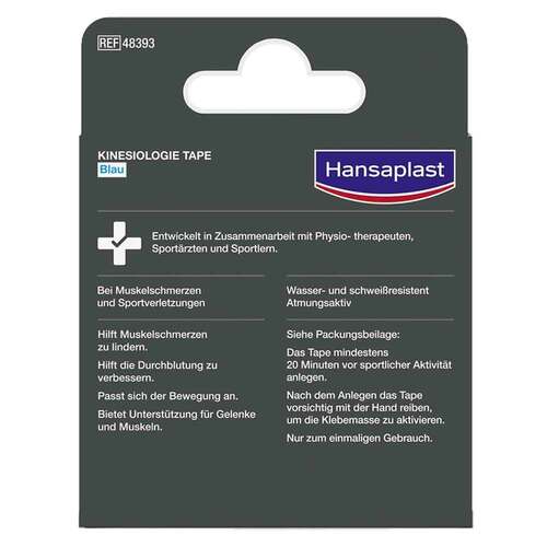 Hansaplast Sport Kinesiologie Tape 5 cmx5 m blau - 2