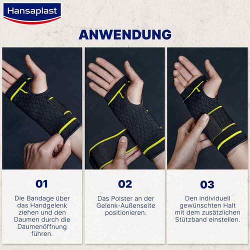 Hansaplast Sport Handgelenk-Bandage Gr&ouml;&szlig;e M - 7