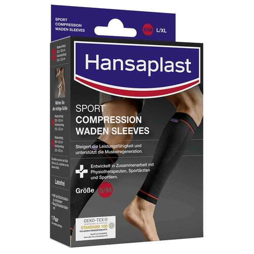 Hansaplast Sport Compression Waden-Sleeves Gr&ouml;&szlig;e M - 1