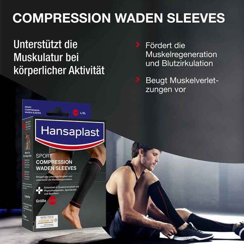 Hansaplast Sport Compression Waden-Sleeves Gr&ouml;&szlig;e M - 4