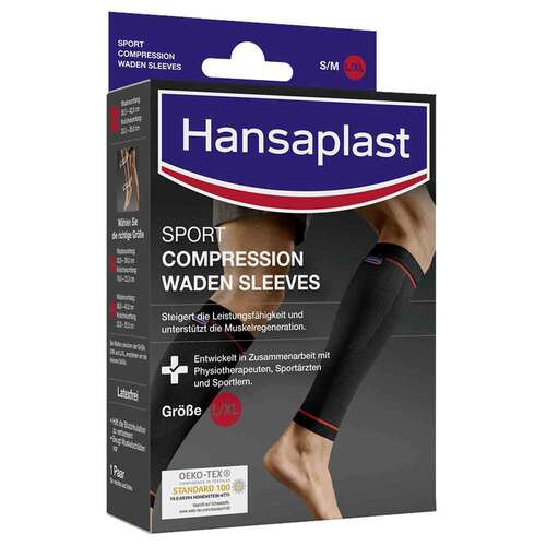 Hansaplast Sport Compression Waden-Sleeves Gr&ouml;&szlig;e L - 1