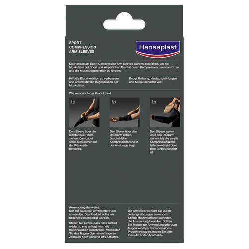 Hansaplast Sport Compression Arm-Sleeves Gr&ouml;&szlig;e M - 2