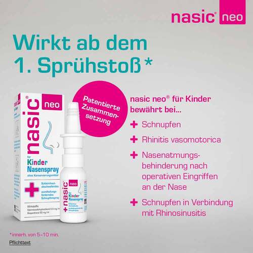 Nasic neo f&uuml;r Kinder Nasenspray - 2