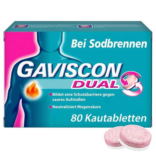 Gaviscon Dual 250mg / 106,5mg/187,5mg Kautabletten - 1