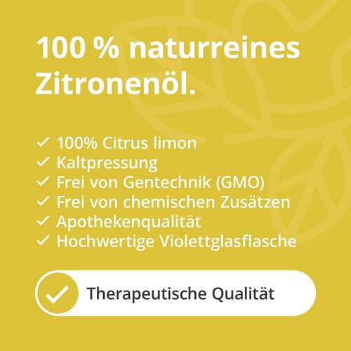 ZITRONEN&Ouml;L naturrein &auml;therisch - 2
