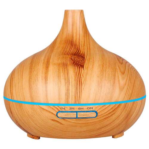 AROMA DIFFUSER Holzdesign mit LED - 1