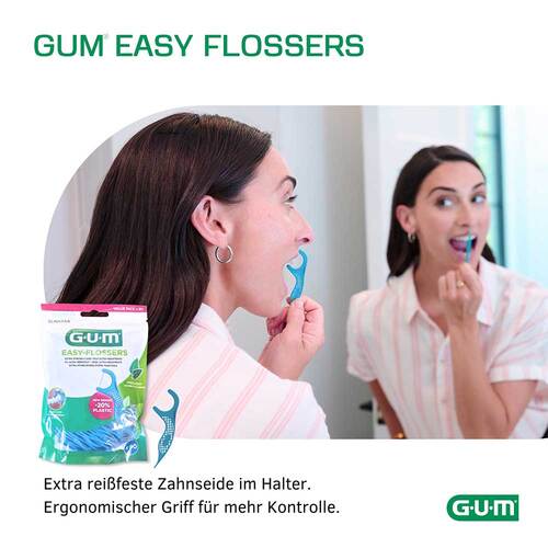 Gum Easy-Flossers Zahnseide inkl.Halter - 3