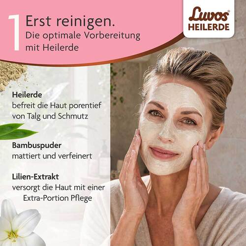 Luvos Heilerde Lifting Booster&Clean Maske 2 + 7,5ml - 5