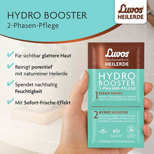 Luvos Heilerde Hydro Booster&Clean Maske 2 + 7,5ml - 3