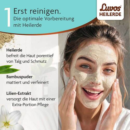 Luvos Heilerde Hydro Booster&Clean Maske 2 + 7,5ml - 5