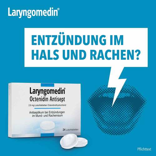 Laryngomedin Octenidin Antisept 2,6 mg Lutschtabletten  - 2