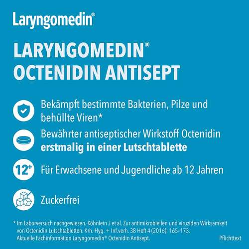 Laryngomedin Octenidin Antisept 2,6 mg Lutschtabletten  - 3