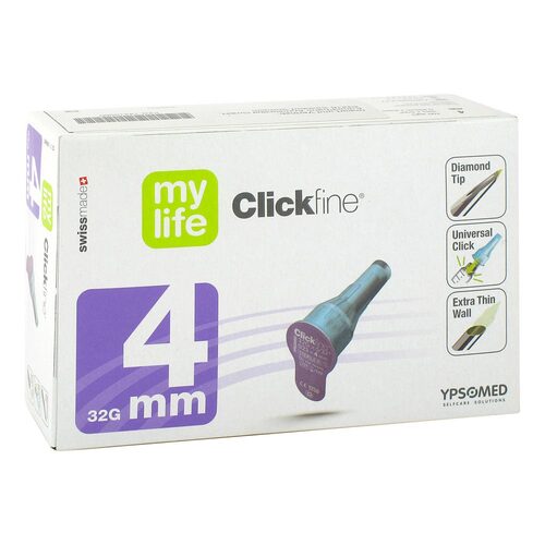 MYLIFE Clickfine Pen-Nadeln 32 G 4 mm - 1